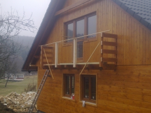 Tesařství - výstavba dřevostavby