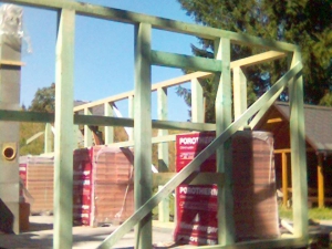 Tesařství - výstavba dřevostavby